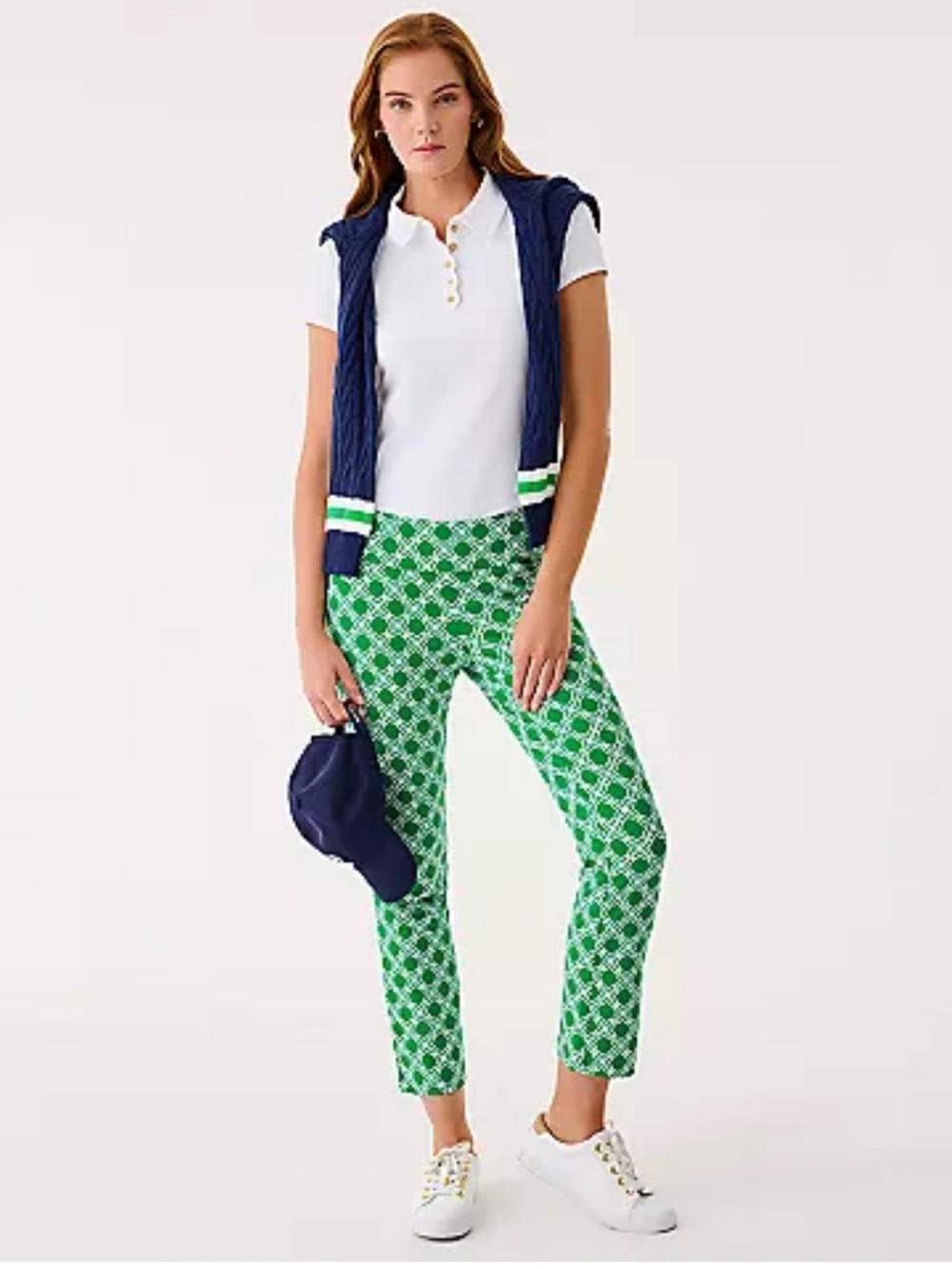 Lilly Pulitzer Luxletic 28” UPF 50+ Corso Kick Flare Golf Tennis Pants Size 14